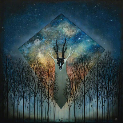 阴森而迷幻的插画，插画师 Andy Kehoe 