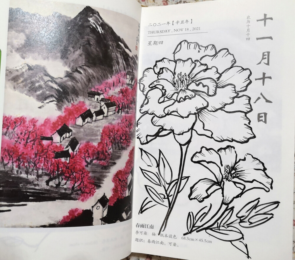 日历插画
11月10∽18日