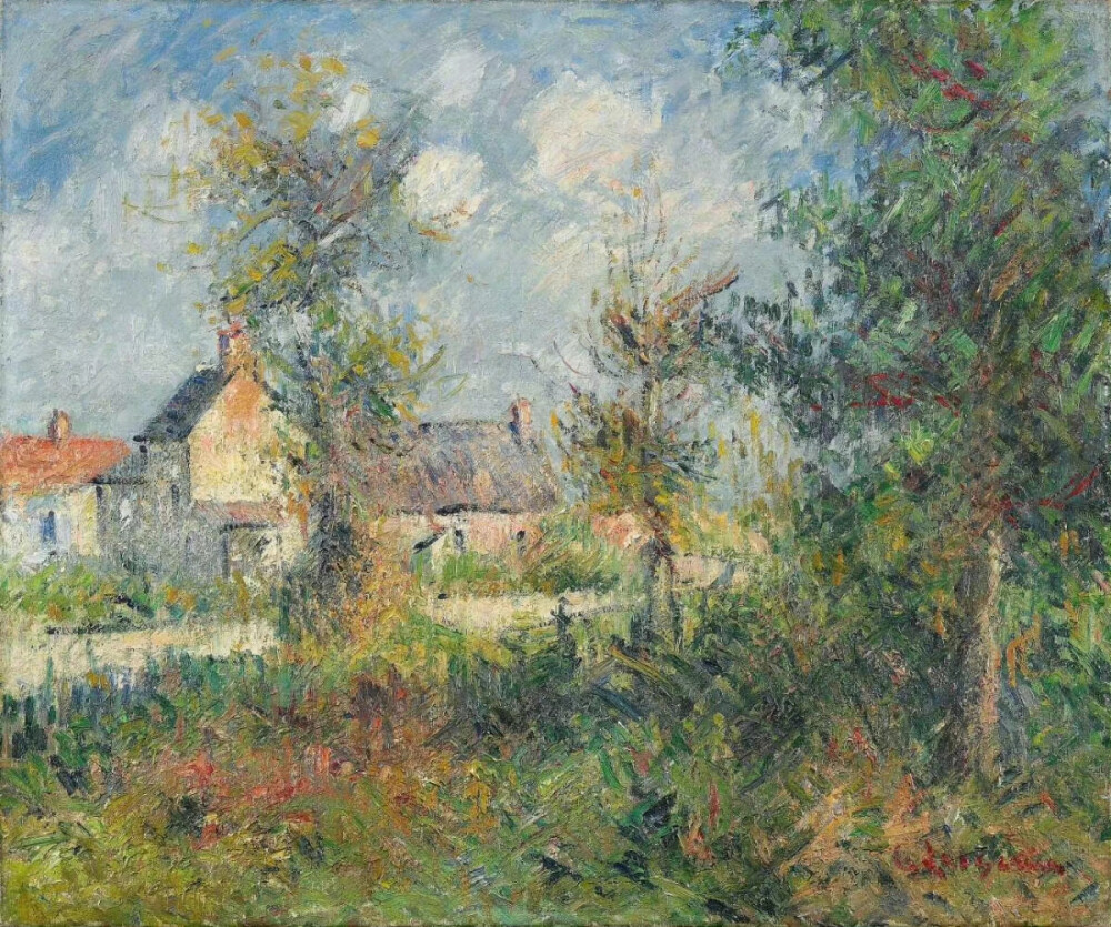 印象派乡郊。作者：Gustave Loiseau ​