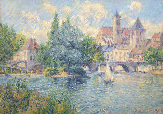 印象派鄉(xiāng)郊。作者：Gustave Loiseau ?