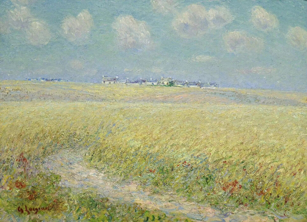 印象派乡郊。作者：Gustave Loiseau ​