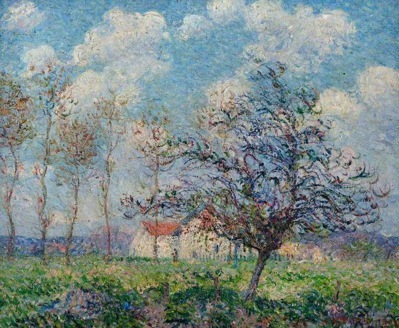 印象派乡郊。作者：Gustave Loiseau ​