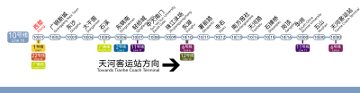 广州地铁10号线吊板