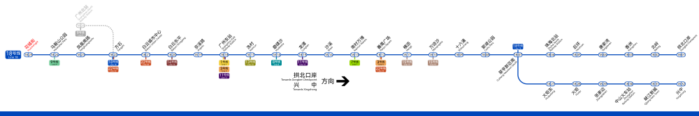 广州地铁18号线远期吊板