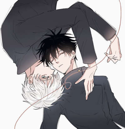  这个太太画的五伏同人好香好香好香！！
twi：vivivibbi ​​