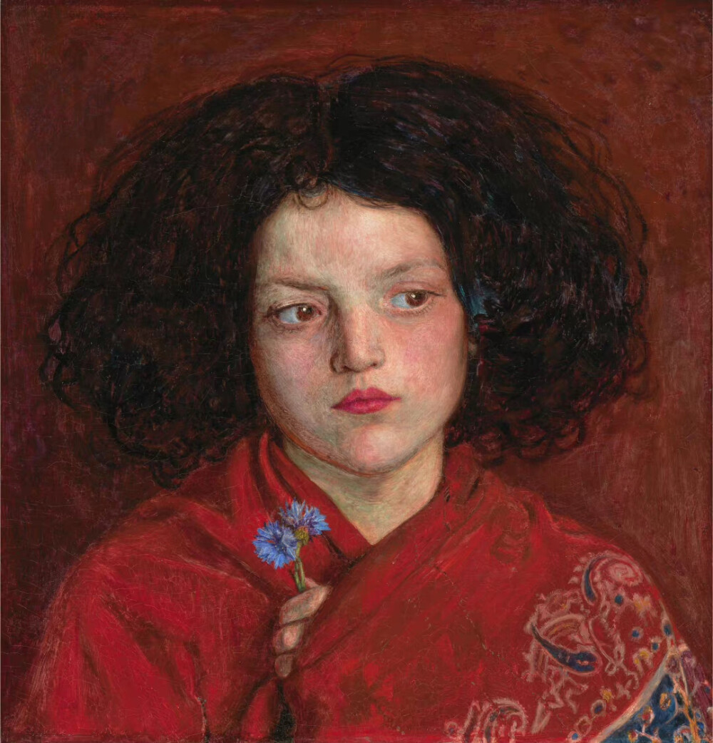 "The Irish Girl ",1860
painting by Ford Madox Brown
