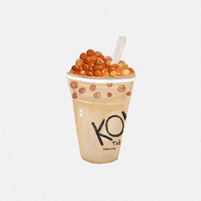 冬天来一杯热乎乎的奶茶吧♥