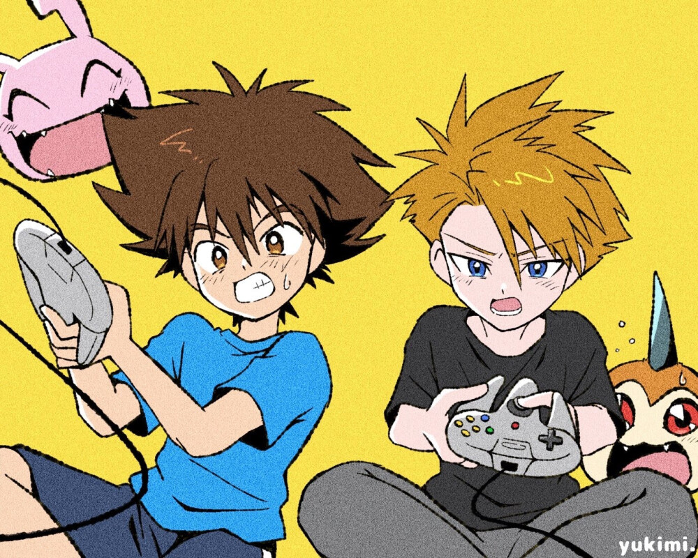 八神太一&石田大和 Twi: yukimidigi