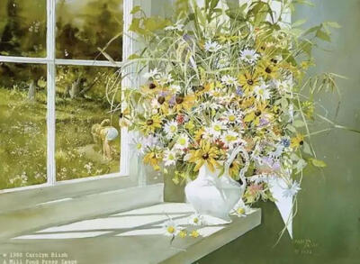 卡罗琳·比利希（Carolyn Blish），1928年出生，美国著名女画家，曾师从水彩画大师Edgar A. Whitney。是美国水彩画家协会成员；曾获得多个权威机构，如哈得逊河谷协会，美国国家艺术俱乐部，美国水彩画家协会等颁发的…