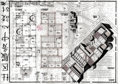 大禹手绘建筑考研优秀快题