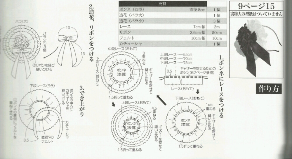 蕾丝玫瑰发箍——99页[15.]