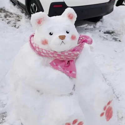 可爱雪人头像