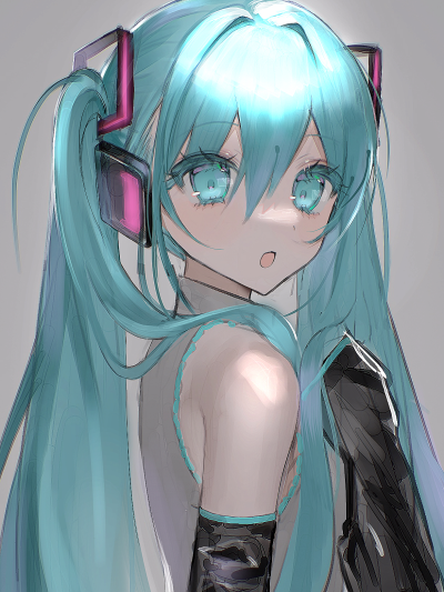 初音未来，miku，VOCALOID，图片来源于pixiv