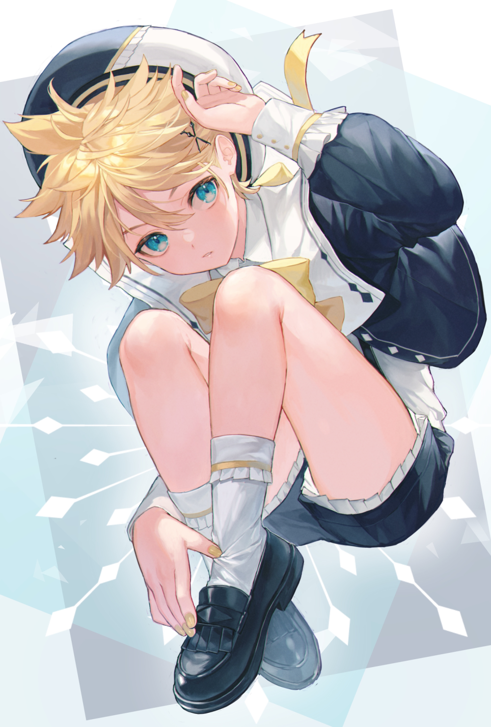 镜音连，len，镜音双子，VOCALOID，图片来源于pixiv