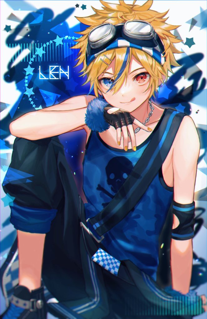 镜音连，len，镜音双子，VOCALOID
图片来源于pixiv