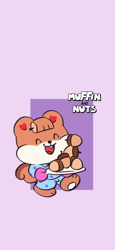 muffin兔壁纸
来自微博
@胖丁专用壁纸
原创作者ins：muffin_n_nuts