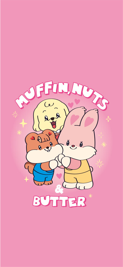 muffin兔壁纸
来自微博
@胖丁专用壁纸
原创作者ins：muffin_n_nuts