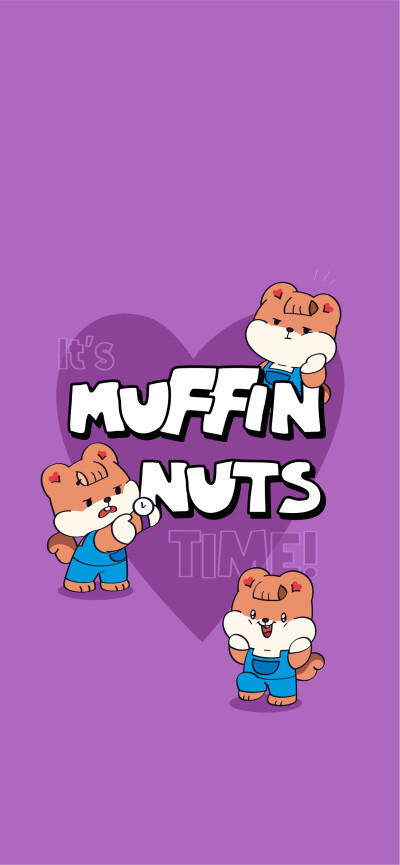 muffin兔壁纸
来自微博
@胖丁专用壁纸
原创作者ins：muffin_n_nuts