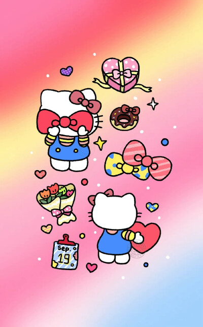 Hello Kitty壁纸 聊天背景