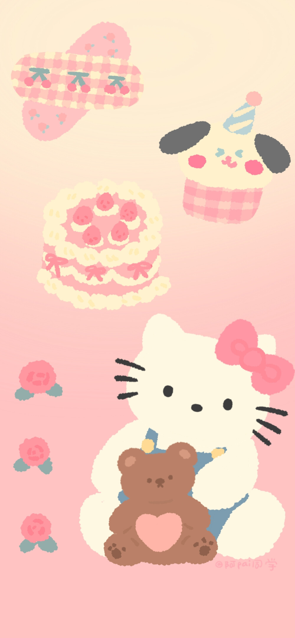 凯蒂猫粉色主题壁纸
手绘师‣阿Pai同學
#hellokitty##少女心##可爱壁纸##卡通壁纸# ​