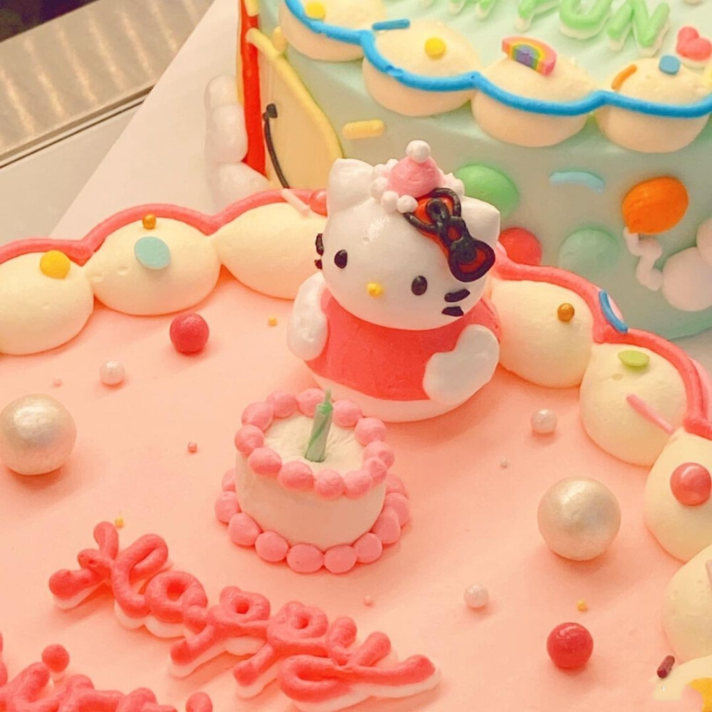 蛋糕上的可可爱爱