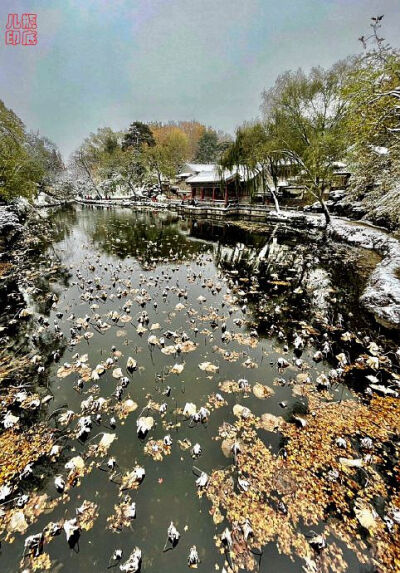 颐和园 后溪河冬景