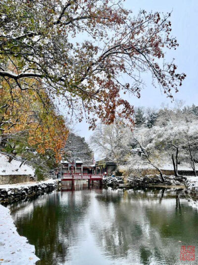 颐和园 后溪河冬景