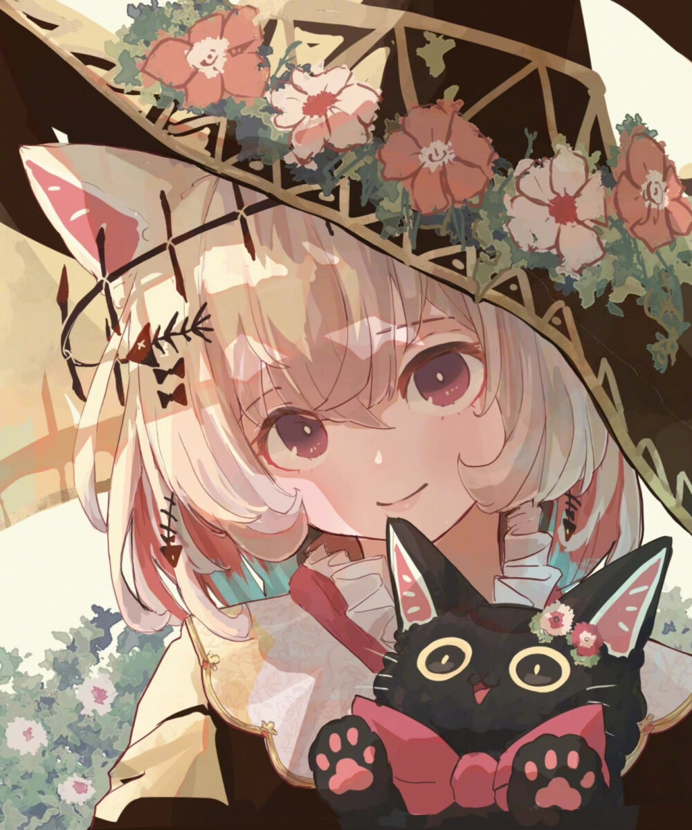 猫咪与少女
Artist:おいも
Twi:oimo_imoo