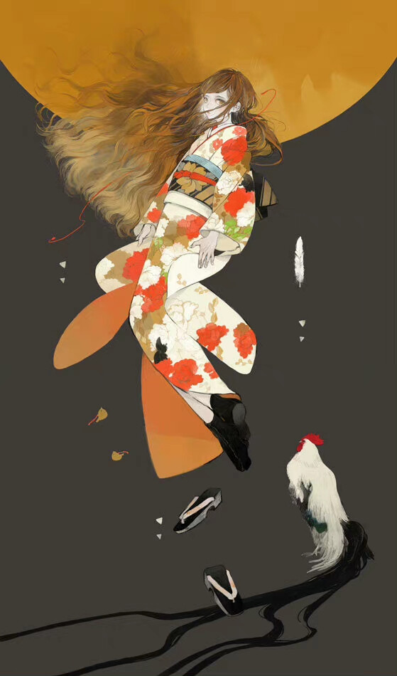 各类动物与少女丨画师：ねこ助 ​