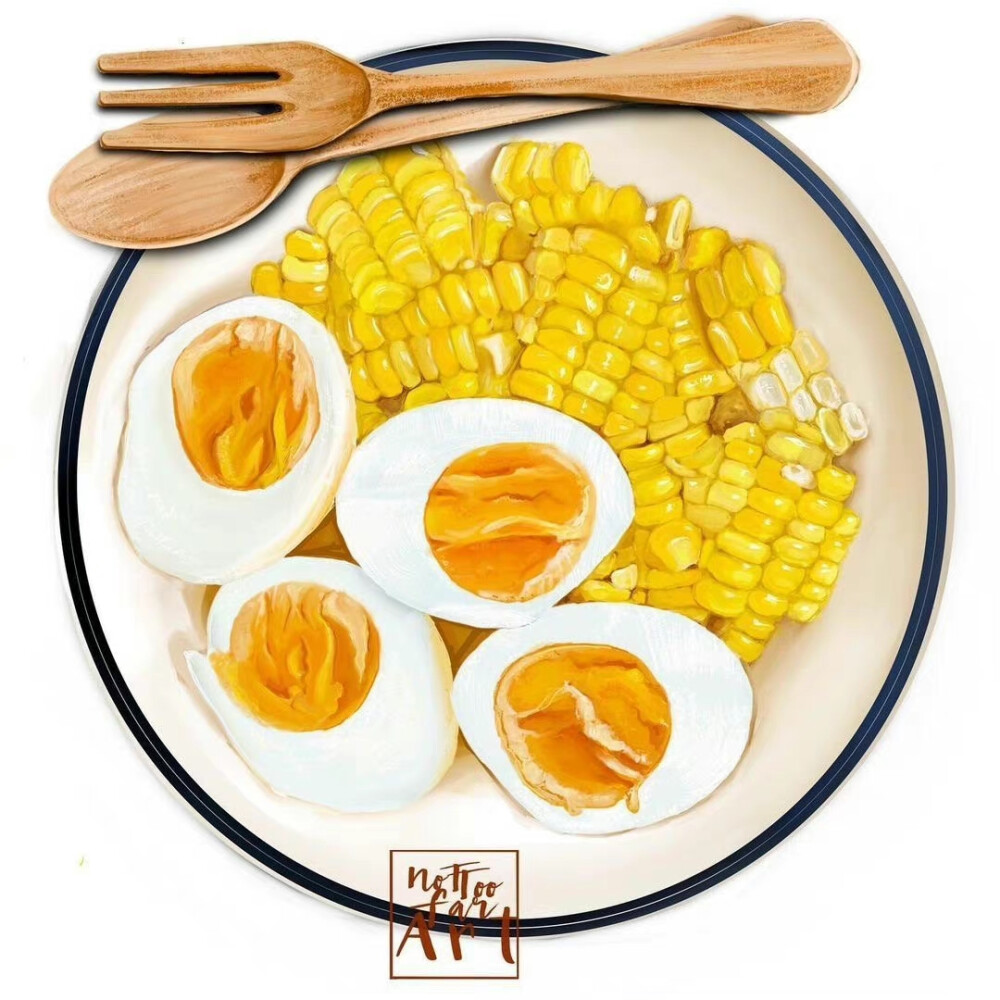 美食绘，ins: nottoofar.art ​​​