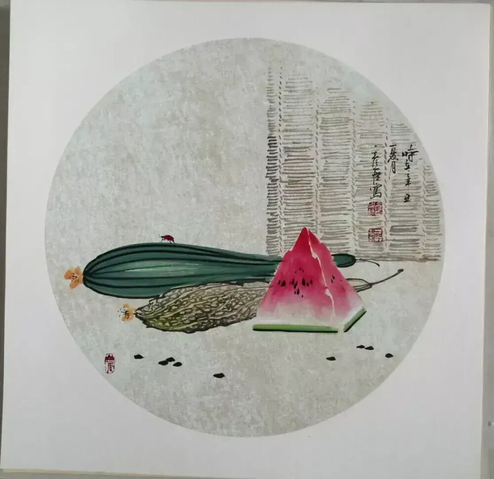 卡纸作画