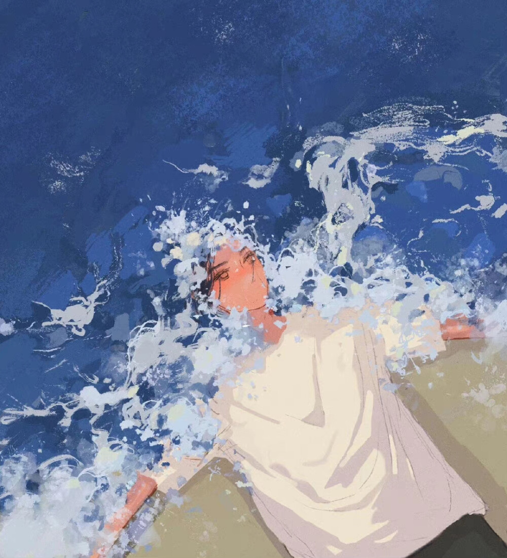 干净清爽的女孩插画
©冷面老鸭