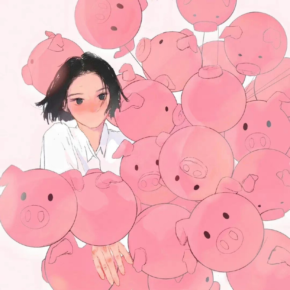 干净清爽的女孩插画
©冷面老鸭