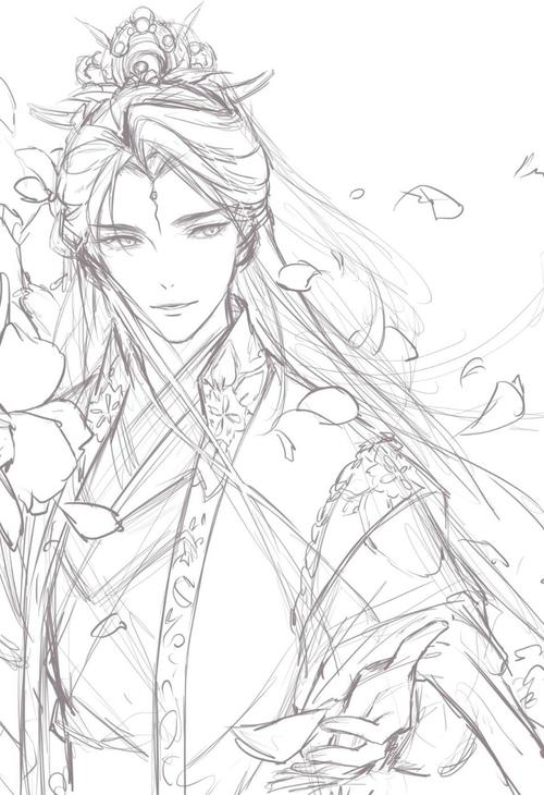 古风线稿