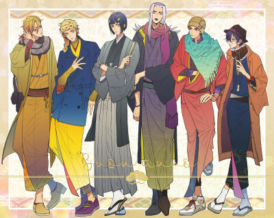 JOJO黄金之风 小队全家福