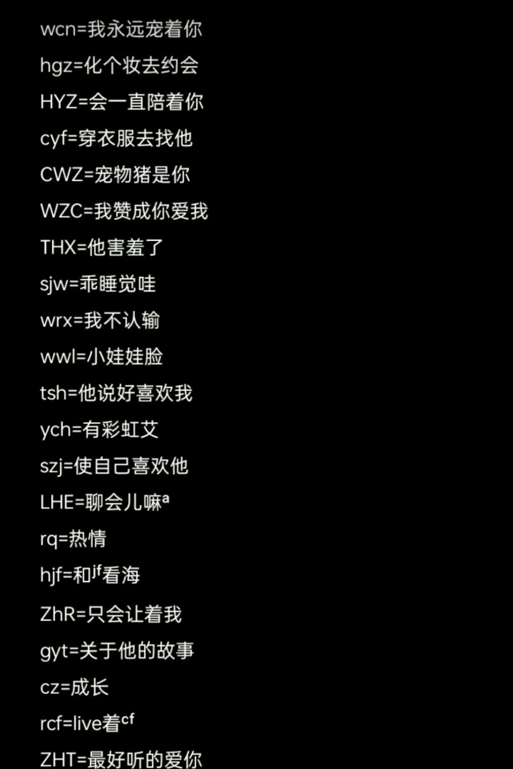 关于他名字的ID