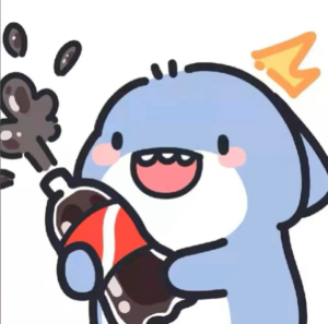 可爱小鲨鱼头像