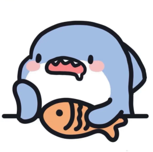 可爱小鲨鱼头像
