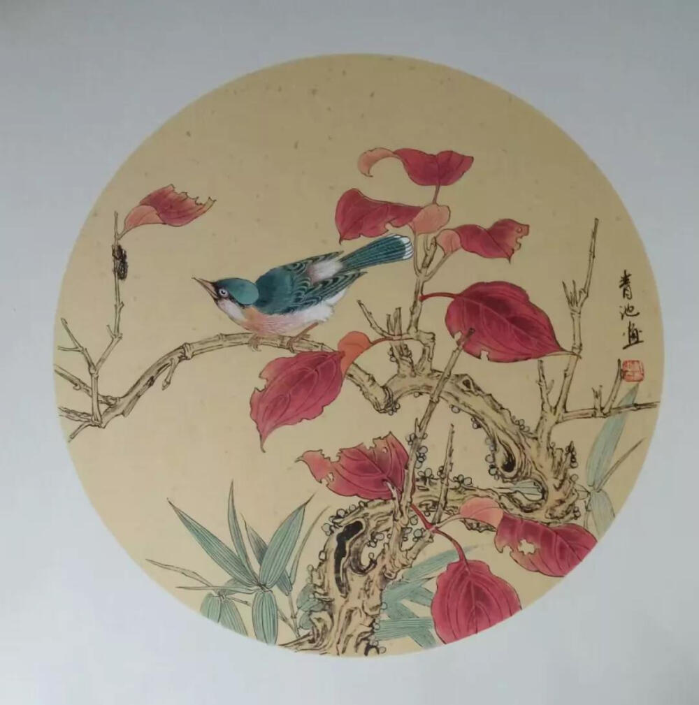 工笔花鸟小品