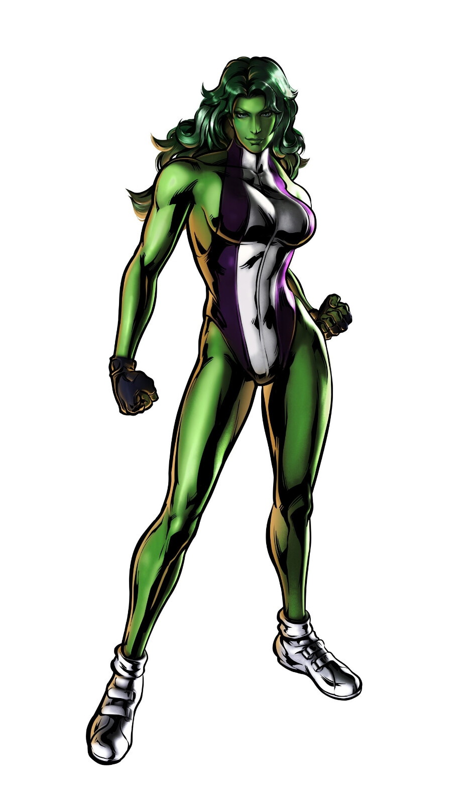 肌肉女变绿巨人图片