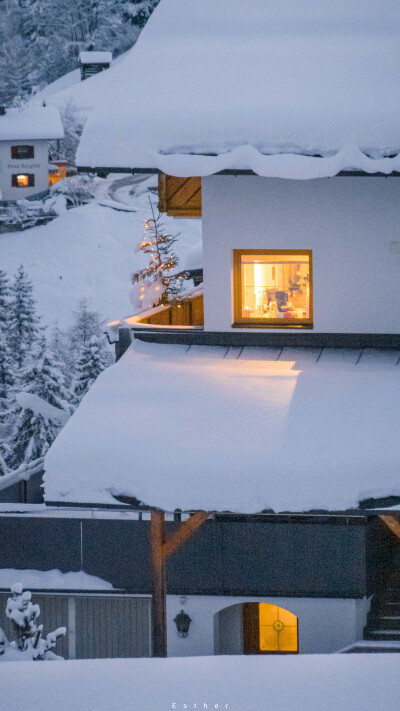 阿尔卑斯山的雪