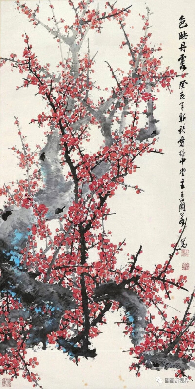 
一组画家王兰若笔下梅花，漂亮，大气！看了让人心血沸腾！
这梅花画得真大气！
国画新视界 2021-11-27 14:00
