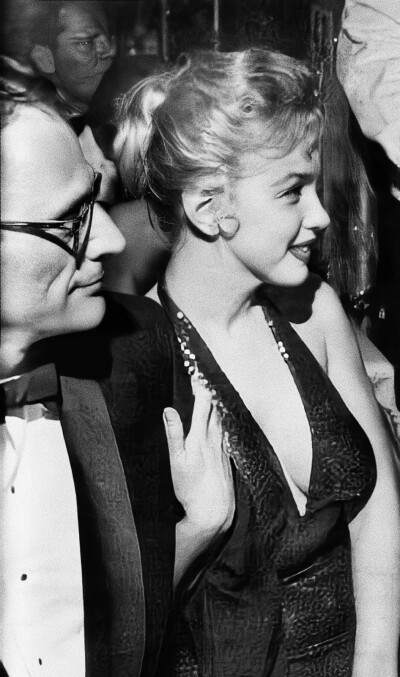 Marilyn Monroe and Arthur Miller at Paris Ball in April, 1957. ​