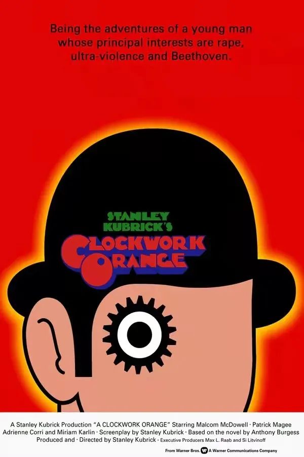 《发条橙》（A ClockworkOrange）（1971)
导演：斯坦利·库布里克豆瓣评分：8.6关键词：反社会性人格障碍、条件反射、厌恶疗法