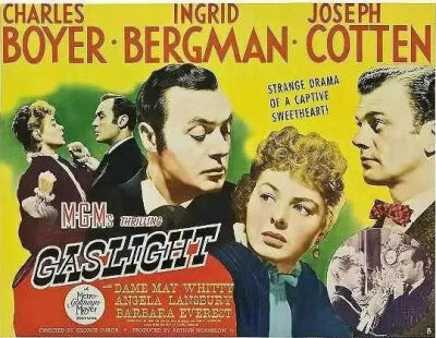 《煤气灯下》（Gaslight）（1944）
导演：乔治·库克豆瓣评分：8.3关键词：煤气灯效应、PUA片源：腾讯