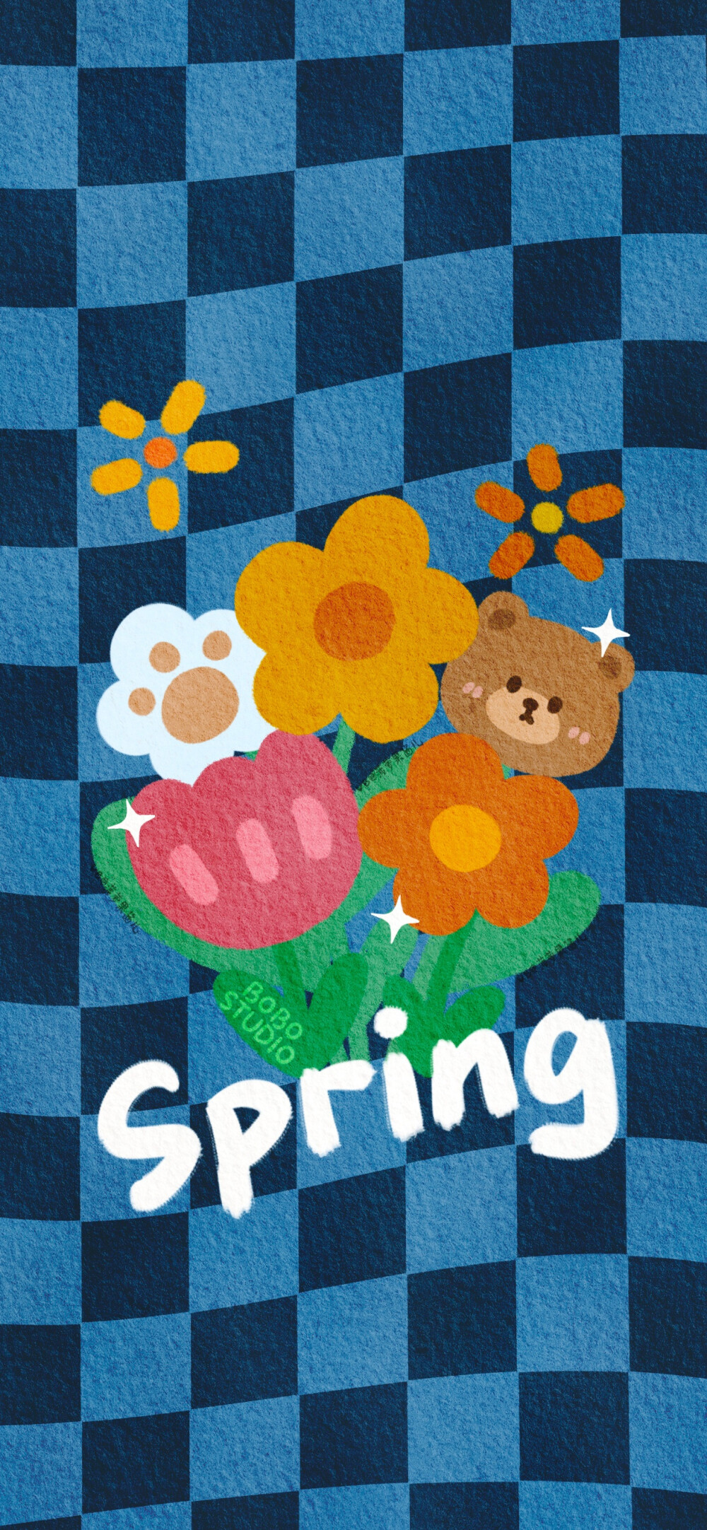  纸质风格 小熊壁纸
画师:菠萝果酱儿 