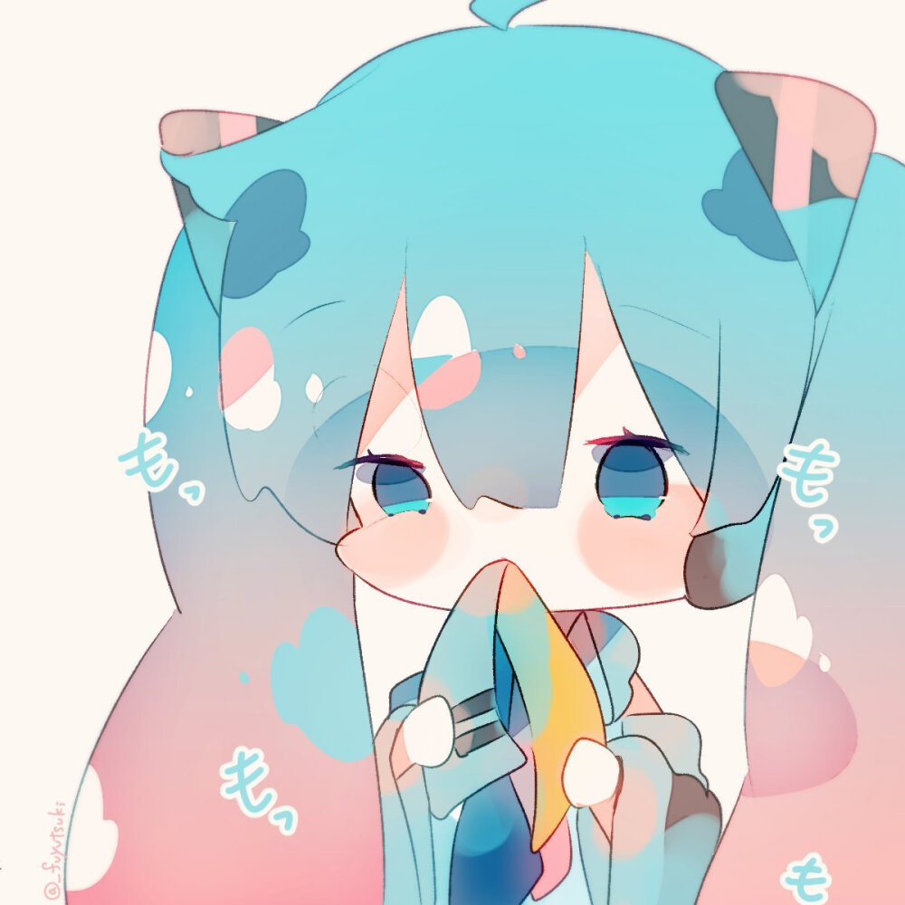 一组可爱的初音头像来啦 | 画风也太可爱了吧！
Artist：冬月がと
Twitter：_fuyutsuki