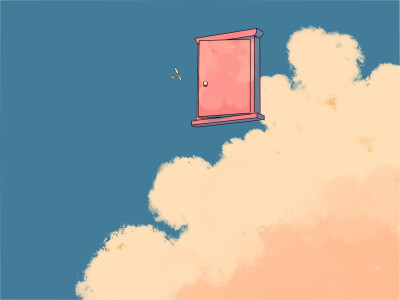 清新 插画 唯美 意境 漫 侵删 