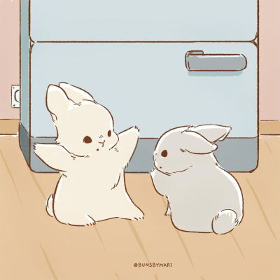 小兔叽插画
ins：bunsbymari