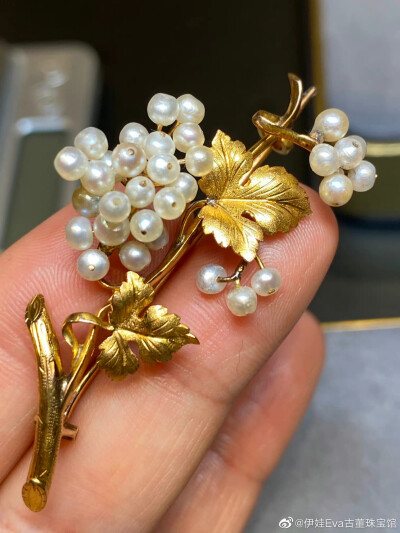 珍珠葡萄古董珠宝